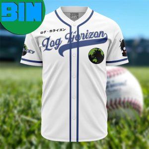 Shiroe Black Heart Glasses Log Horizon Anime Baseball Jersey