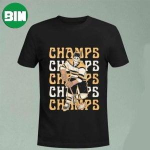 Skeleton Quinnipiac Champions 2023 NCAA Men’s Ice Hockey National Champions Fan Gifts T-Shirt