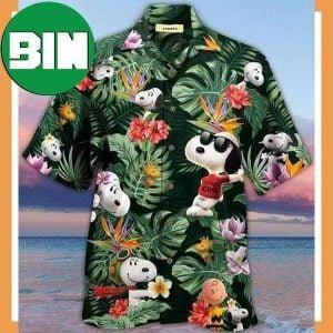 Snoopy Summer Tropical Vacation Hawaiian Shirt