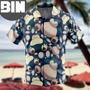 Snorlax Pokemon Anime Hawaiian Shirt