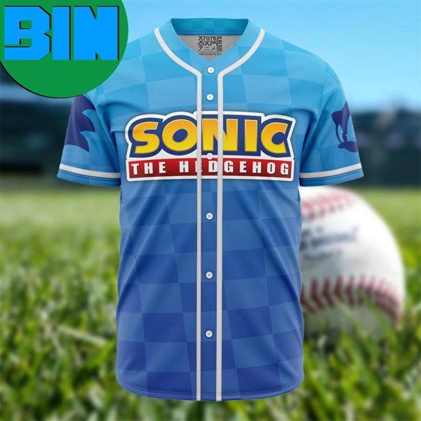 Sonic the Hedgehog Anime Baseball Jersey
