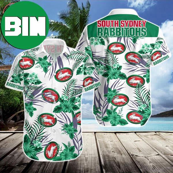 NRL South Sydney Rabbitohs Classic Hawaiian Shirt - Torunstyle