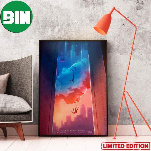 Spider Gwen And Spiderman Across The Spiderverse Marvel Studios Home Decor Poster-Canvas