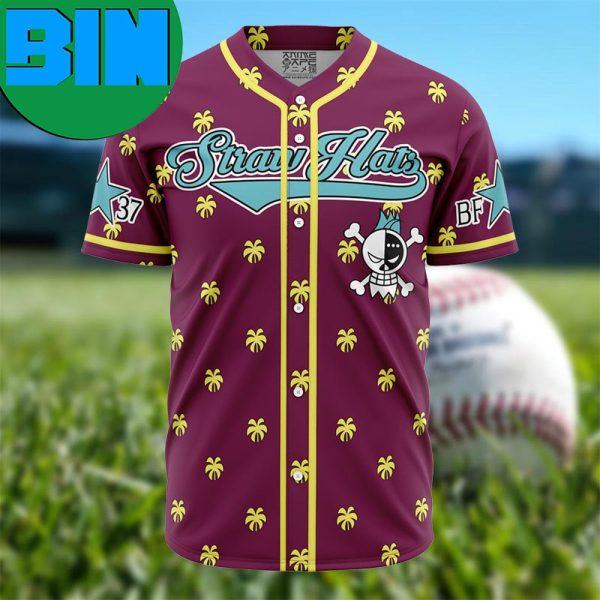 Straw Hats Franky One Piece Anime Baseball Jersey