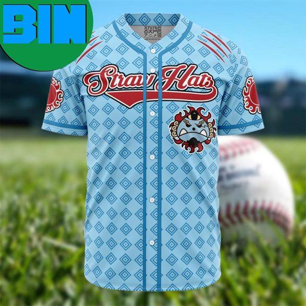 Straw Hats Jinbe One Piece Anime Baseball Jersey