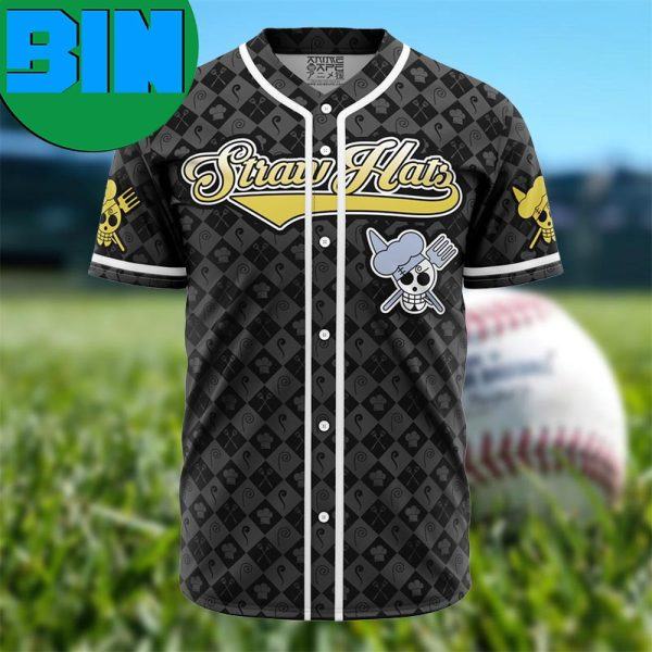 Straw Hats Sanji One Piece Anime Baseball Jersey