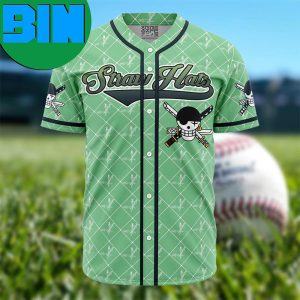 Straw Hats Zoro One Piece Anime Baseball Jersey