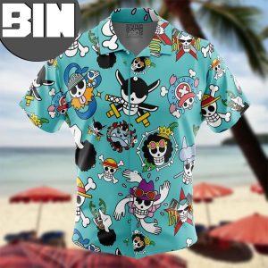 Strawhats Jolly Roger One Piece Anime Hawaiian Shirt
