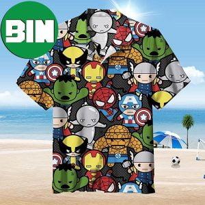 Super Hero Cartoons Marvel Studios Hawaiian Shirt