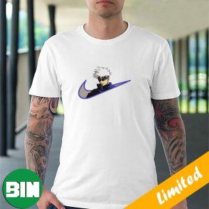 Swoosh Nike Logo x Satoru Gojo Jujutsu Kaisen Unique T-Shirt
