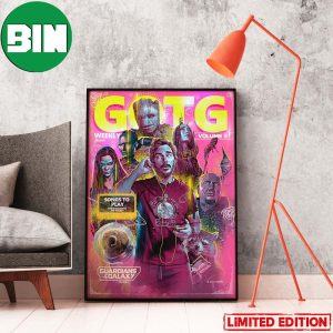 The Band Is Back Together Again For One Last Ride Guardians Of The Galaxy Volume 3 Marvel Studios Home Decor Poster-Canvas
