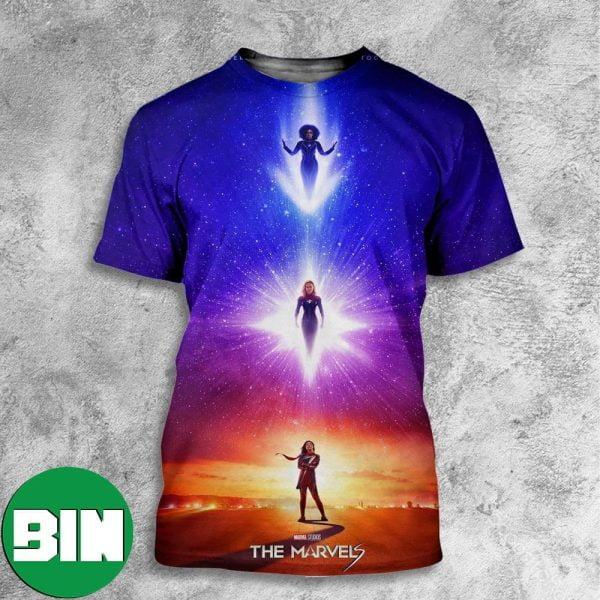 The First Trailer For Marvel Studios The Marvels Will Be Released This Tuesday All Over Print Shirt