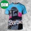 The Mandalorian Funny Barbie Collab With Star Wars All Over Print Shirt