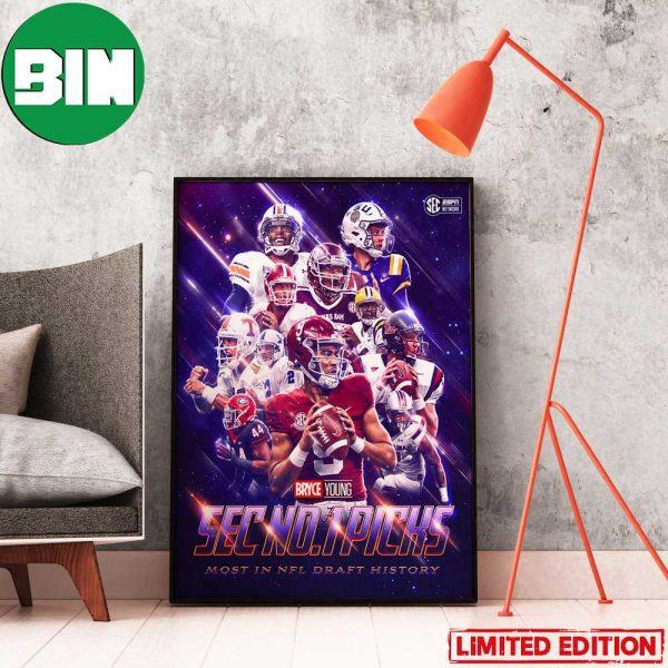 The Most No 1 Picks In NFL Draft History NFL Draft 2023 Home Decor Poster-Canvas