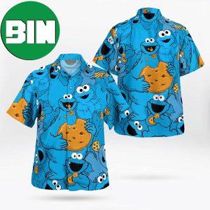 The Muppet Cookie Monster Summer Hawaiian Shirt