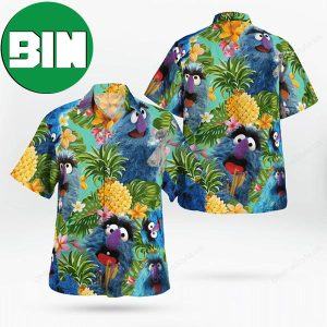 The Muppet Herry Monster Pineapple Tropical Hawaiian Shirt