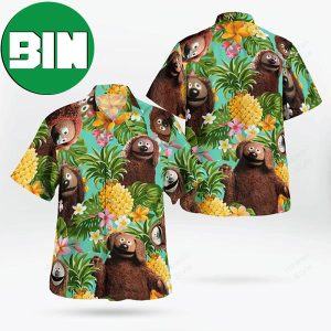 The Muppet Rowlf The Dog Pineapple Tropical Summer Hawaiian Shirt