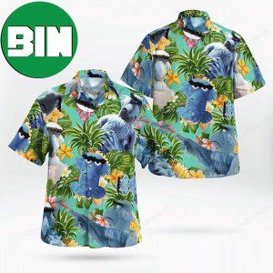 The Muppet Sam The Eagle Pineapple Tropical Summer Hawaiian Shirt