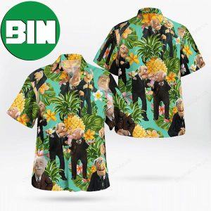The Muppet Statler And Waldorf Pineapple Tropical Summer Hawaiian Shirt
