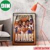 The New York Knicks Advance To The Eastern Conference Semifinals NBA Playoffs Home Decor Poster-Canvas