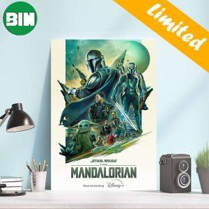 The Official The Mandalorian Season 3 Final Poster Has Been Released Home Decor Poster-Canvas