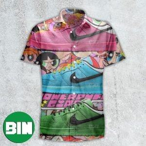 The Powerpuff Girls x Nike SB Dunk Low Sneaker Summer Hawaiian Shirt