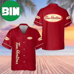 Tim Hortons Coffee Summer Hawaiian Shirt