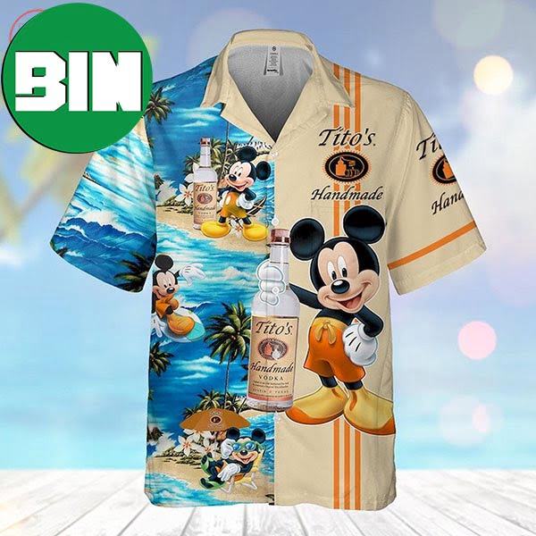 Tito’s Handmade Mickey Summer Hawaiian Shirt