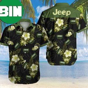 Tlmus Jeep Jungle Tropical Summer Hawaiian Shirt