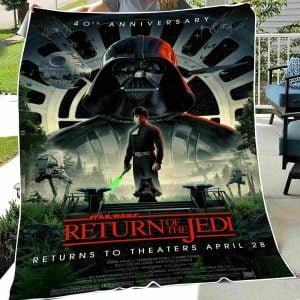 To Celebrate It Is 40th Anniversary Return Of The Jedi New 2023 Poster Fleece Blanket