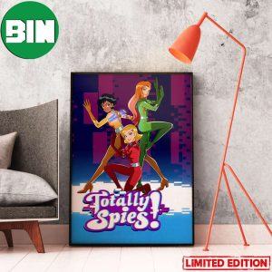 Totally Spies Featuring A Brand New Look In Cartoon Network Home Decor Poster-Canvas