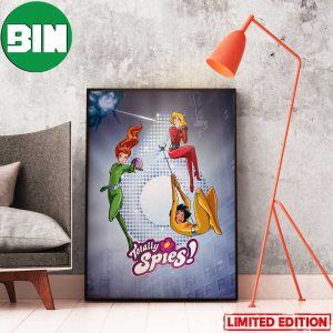 Totally Spies Is Coming Back To Cartoon Network For Its Seventh Season In 2024 Home Decor Poster-Canvas