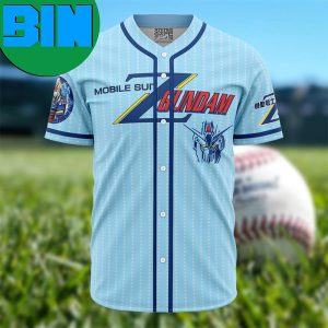 Trippy Abstract Gundam Anime Baseball Jersey