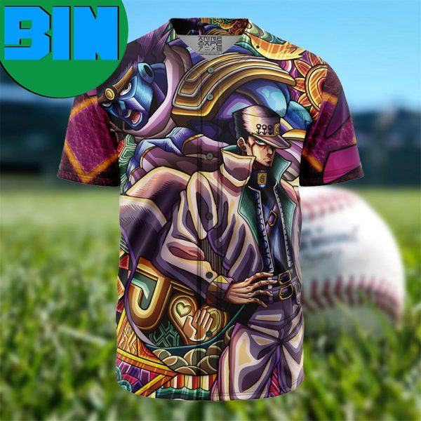 Trippy Jotaro Kujo JoJo’s Bizarre Adventure Anime Baseball Jersey