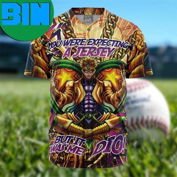 Trippy Medidating Dio It Was Me JoJo’s Bizarre Adventure Anime Baseball Jersey