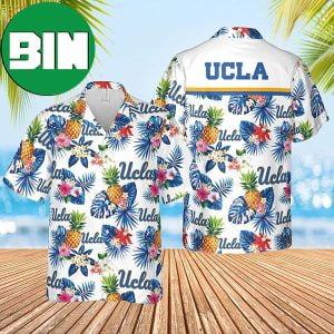 UCLA Bruins Basketball Summer Floral Hawaiian Shirt