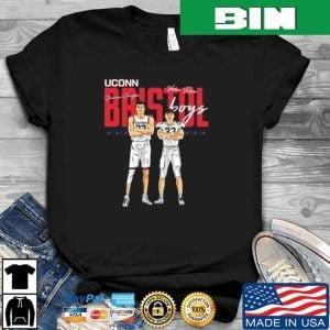 UCONN Victor Rosa Donovan Clingan Bristol Brothers Signature Fan Gifts T-Shirt