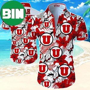 Utah Utes Football Summer Floral Hawaiian Shirt