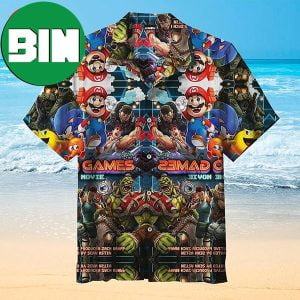 Video Games The Movie Summer Hawaiian Shirt