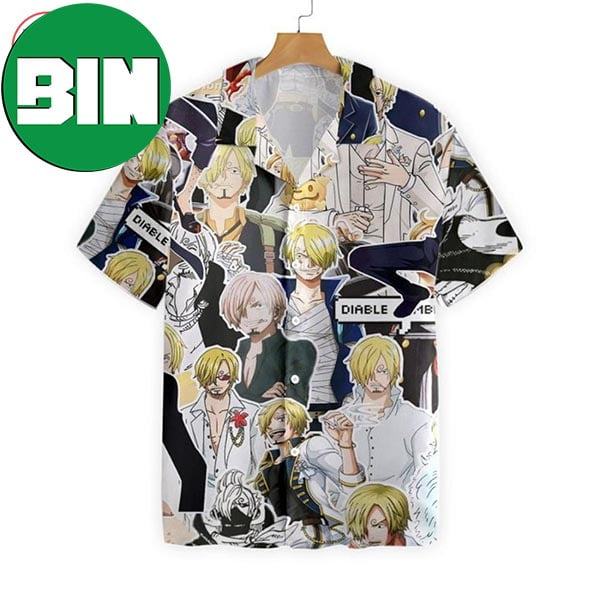 Ito Ito No Mi One Piece Anime Hawaiian Shirt - Binteez