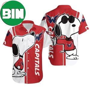 Washington Capitals Snoopy Summer Hawaiian Shirt