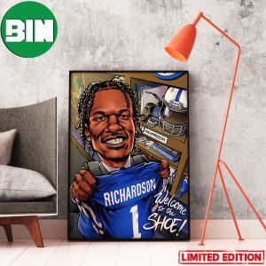 Welcome To The Shoe Anthony Richardson Indianapolis Colts NFL Draft 2023 Home Decor Poster-Canvas