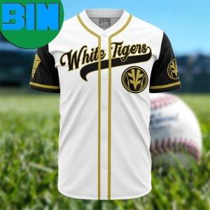 White Tigers Tommy Oliver Power Rangers Anime Baseball Jersey