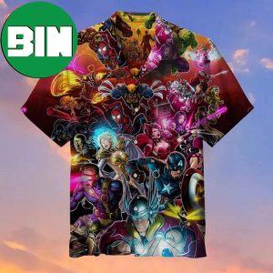 X Men And Avengers Summer Hawaiian Shirt