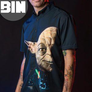 Yoda Face Dath Vader VS Luke Star Wars Hawaiian Shirt