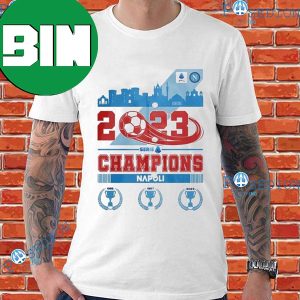 2023 Serie Champions Napoli Fan Gifts T-Shirt