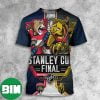 NHL Stanley Cup 2023 Florida Panthers vs Vegas Golden Knights NHL Playoffs All Over Print T-Shirt