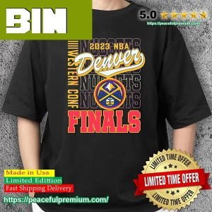 2023 Western Conference Finals Nuggets Logo Style T-Shirt