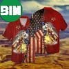 4th Of July Independence Day American Firefighter Eagle Hawaiian Shirt