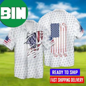 4th Of July Independence Day Golf Sports Hawaiian Shirt